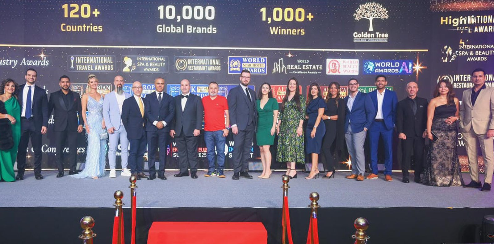 Hospitality leaders at ITA ceremony